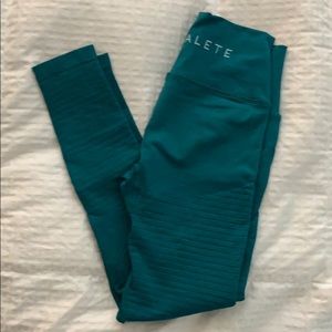 Alphalete revival leggings- teal